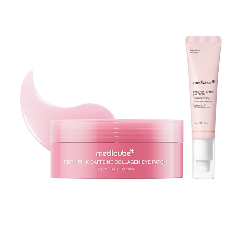 MEDICUBE PDRN Pink Caffeine Collagen Eye Patch