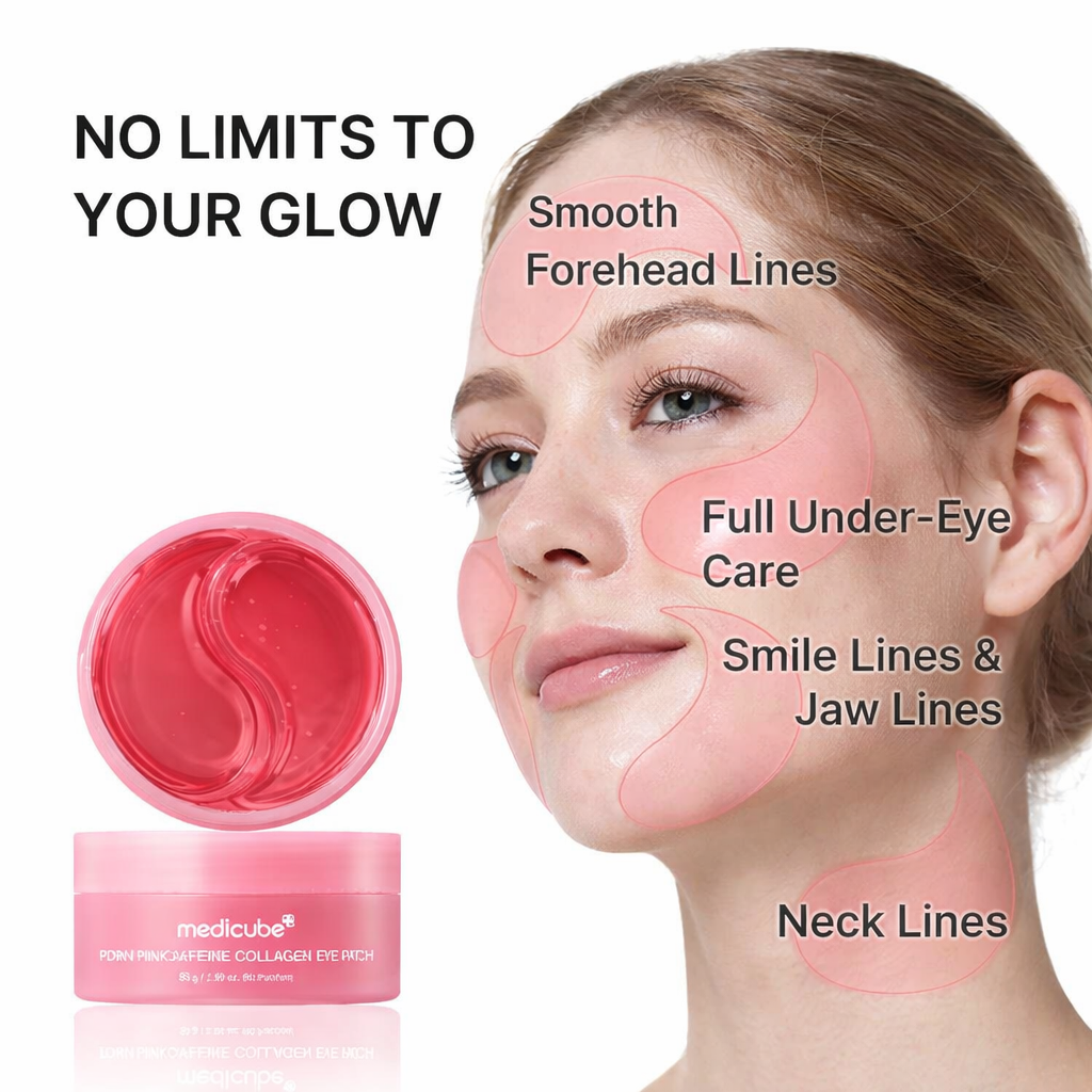 MEDICUBE PDRN Pink Caffeine Collagen Eye Patch