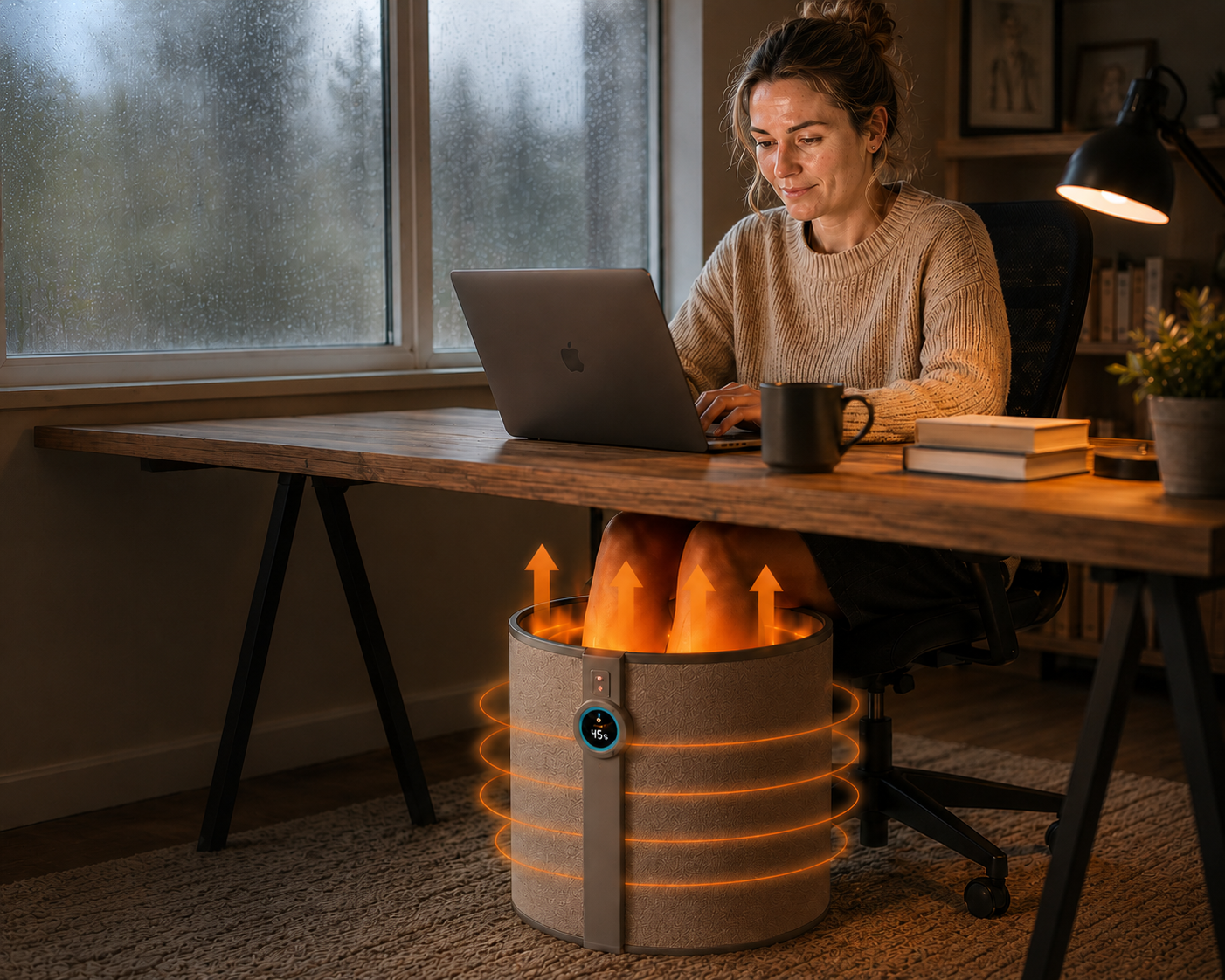 Cold feet quietly reduce focus and comfort.